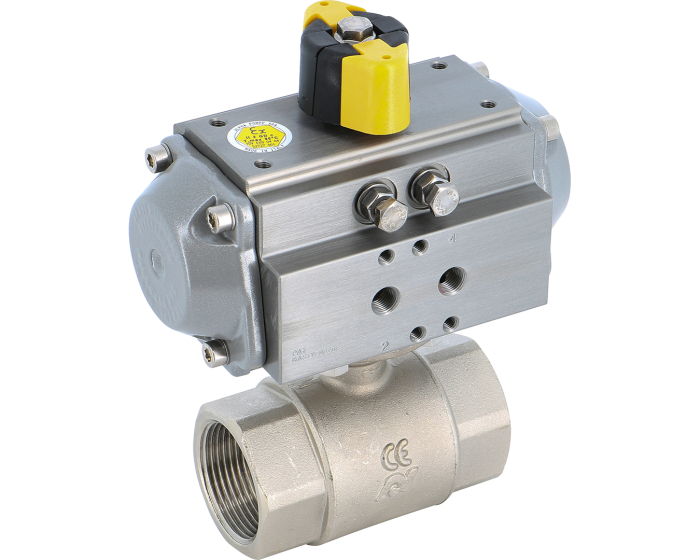 2 way brass ball valve BSP 502 1/4'' + RE43